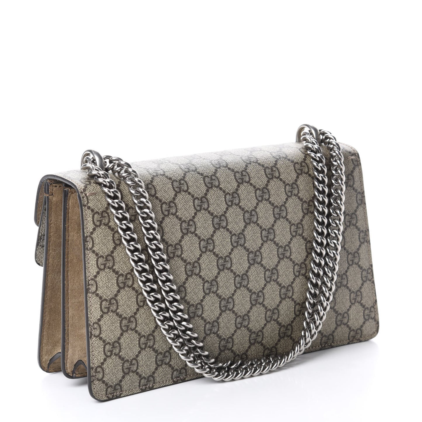 GG Supreme Monogram Small Dionysus Shoulder Bag Taupe