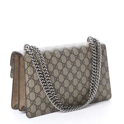 Gucci GG Supreme Monogram Small Dionysus Shoulder Bag Taupe 3 of 10