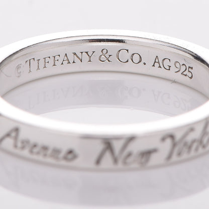 Tiffany Sterling Silver Notes Narrow Ring 48 4.25 3 of 8