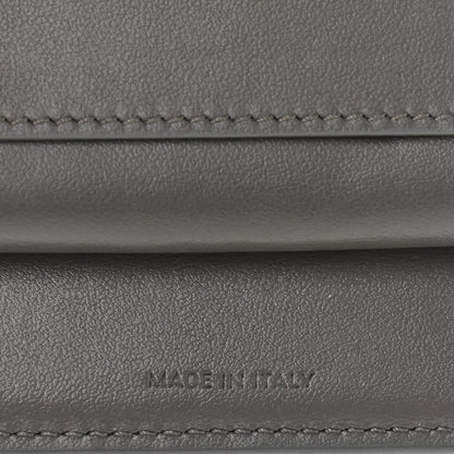 Celine Grained Calfskin Small Tri-Fold Wallet Grey 7 of 9