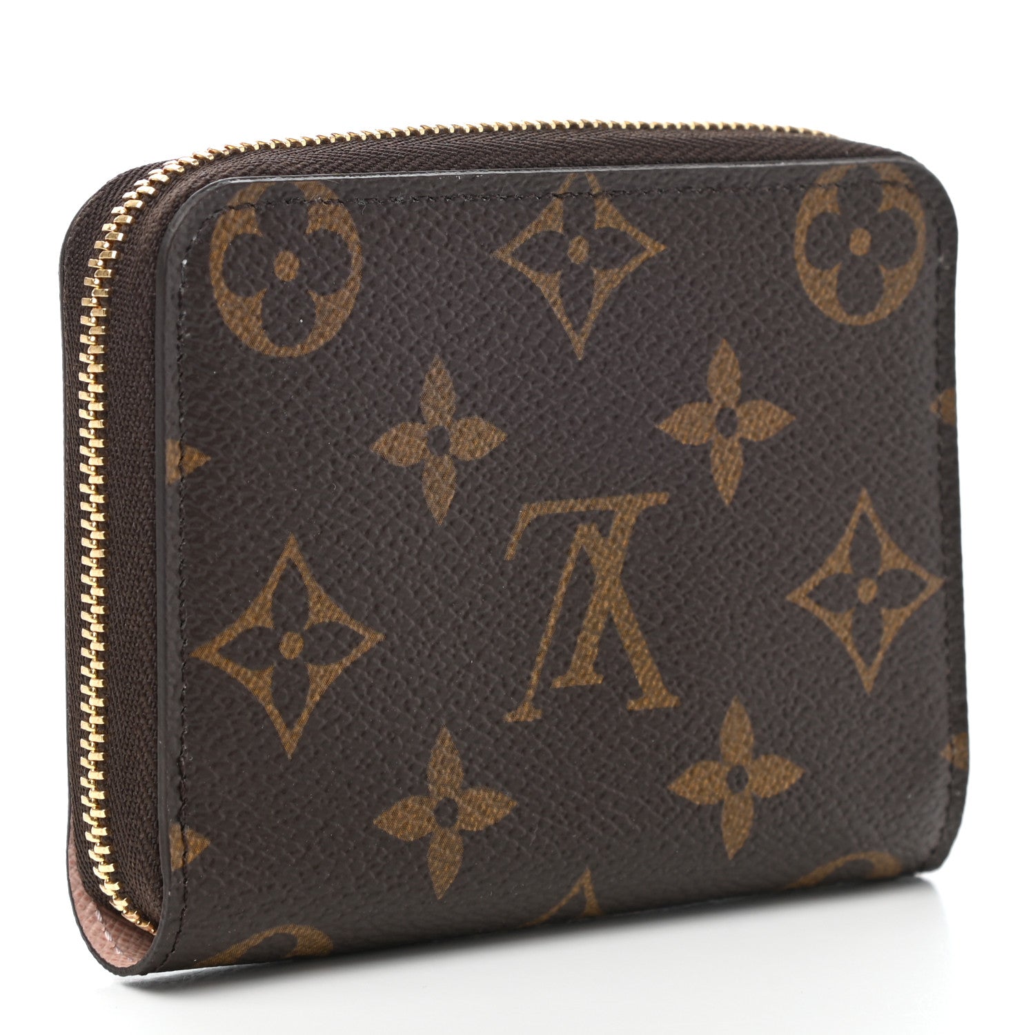 Louis Vuitton Monogram 2020 Christmas Animation Big Wheel Zippy Coin Purse Rose Ballerine 3 of 7