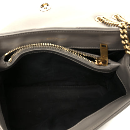 Saint Laurent Calfskin Y Quilted Monogram Small Loulou Chain Satchel Taupe 5 of 11