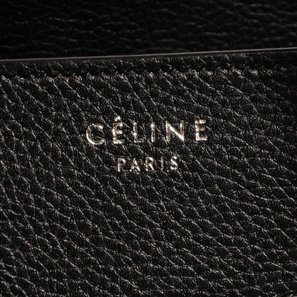 Celine Drummed Calfskin Mini Luggage Black 6 of 8