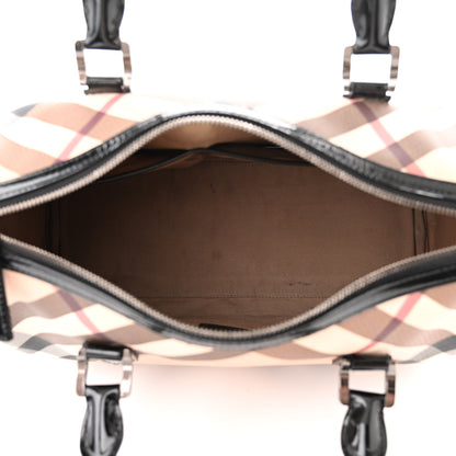 Burberry Nova Check Small Chester Bowling Bag Black 5 of 16
