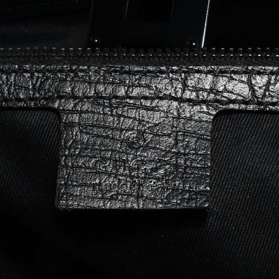 Monogram GG Bamboo Bullet Tote Bag Black