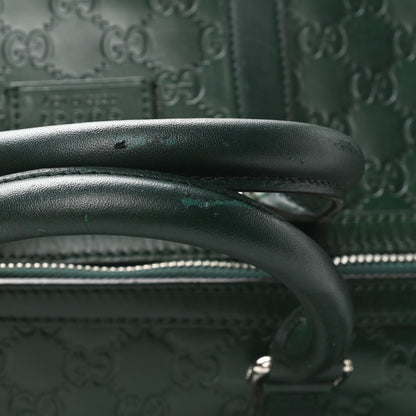 Gucci Guccissima Signature Medium Duffle Green 11 of 12