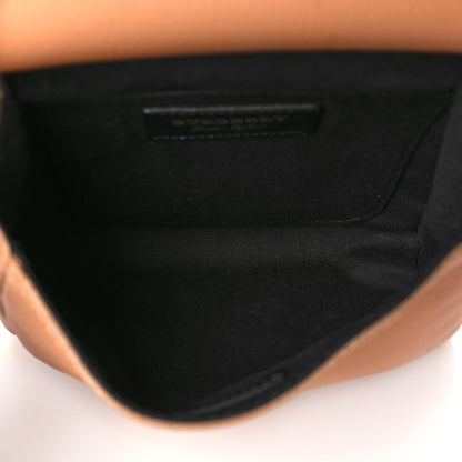 Burberry Soft Grain Calfskin Studded Baby Bridle Saddle Bag Camel 5 of 9