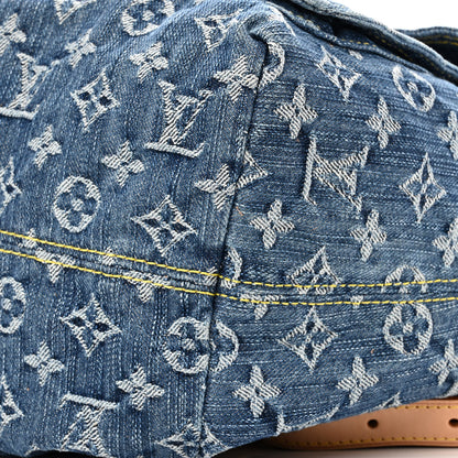 Louis Vuitton Denim Sac a Dos Backpack GM Blue 9 of 9