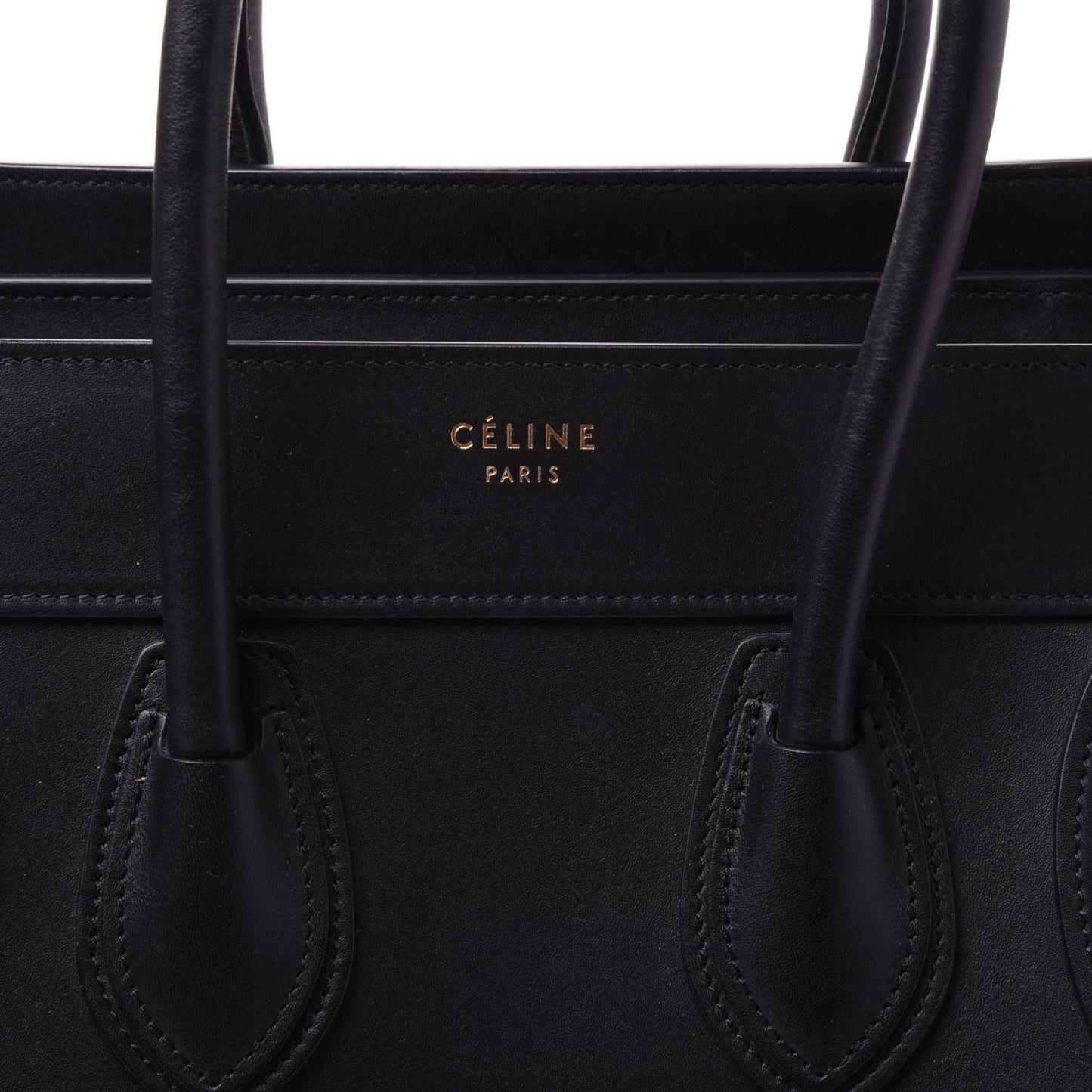 Smooth Calfskin Micro Luggage Black