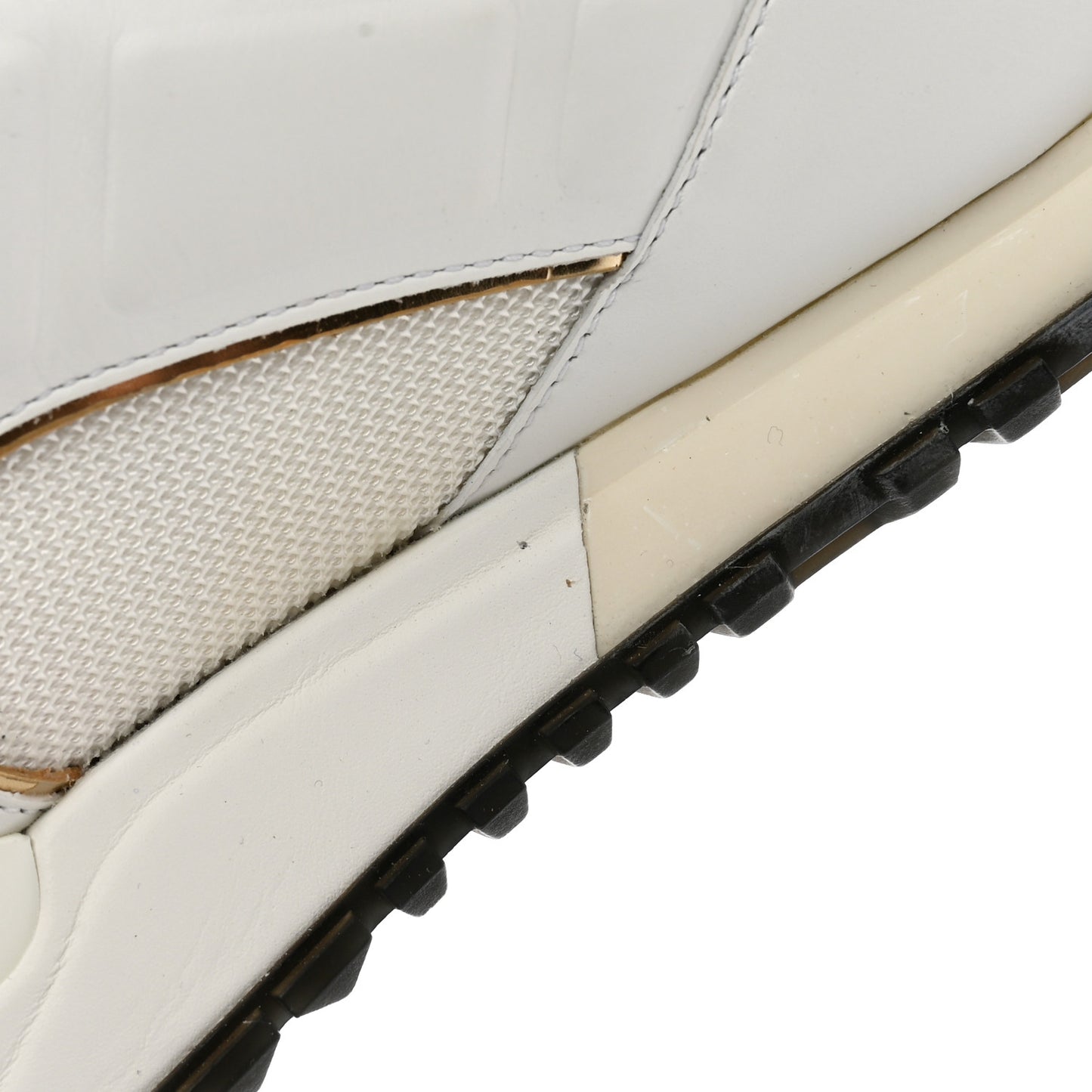 Calfskin Run Away Sneakers 39 White