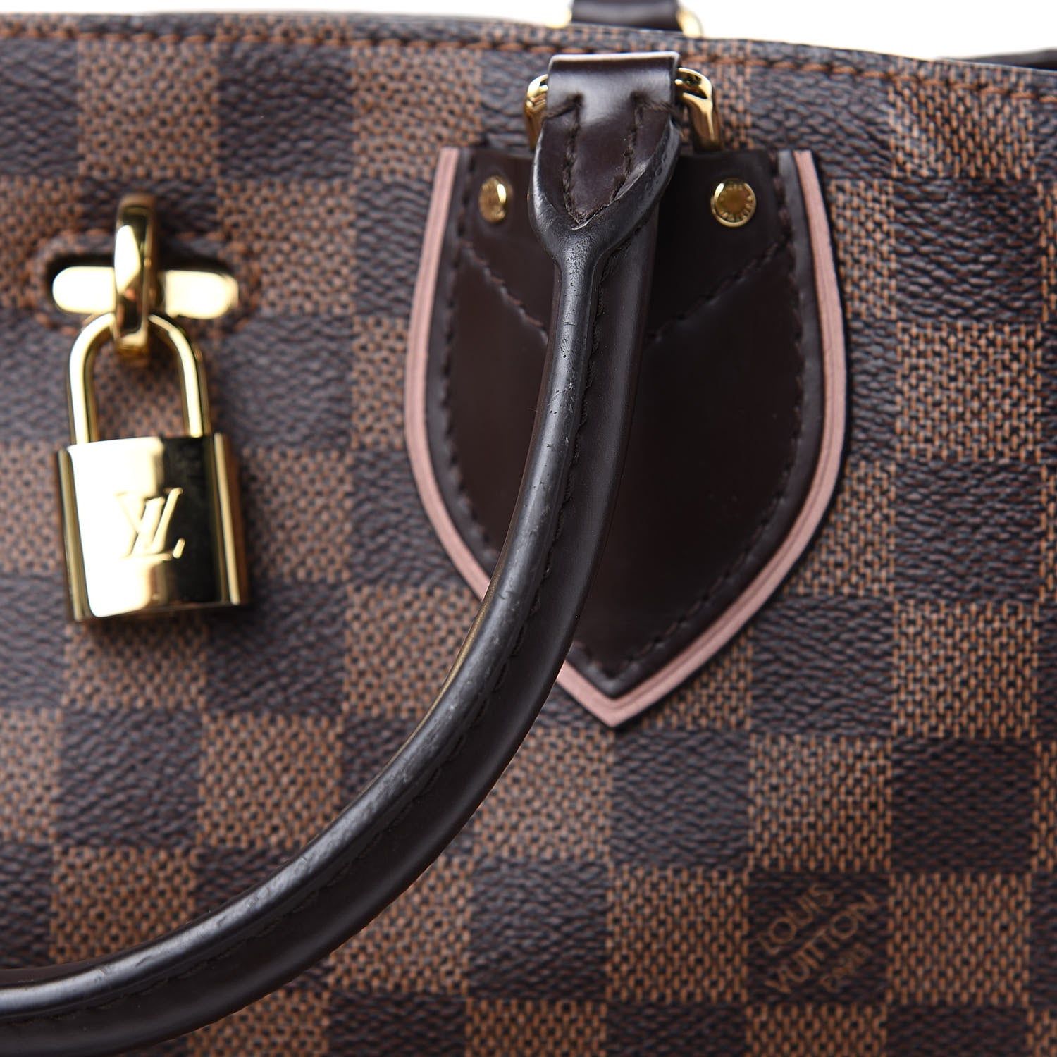 Louis Vuitton Cuir Taurillon Damier Ebene Normandy Magnolia 15 of 18