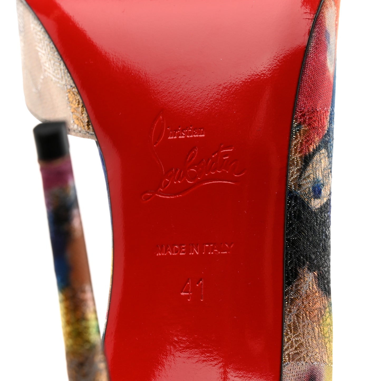 Lurex Aquarelle Iriza 100 Pumps 41 Multicolor