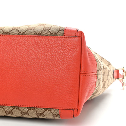 Gucci Monogram Cellarius Calfskin Medium Miss GG Top Handle Bag Beige Ebony New Dark Orange 9 of 14