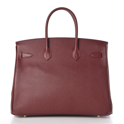 Hermes Epsom Contour Birkin 35 Rouge H 5 of 35