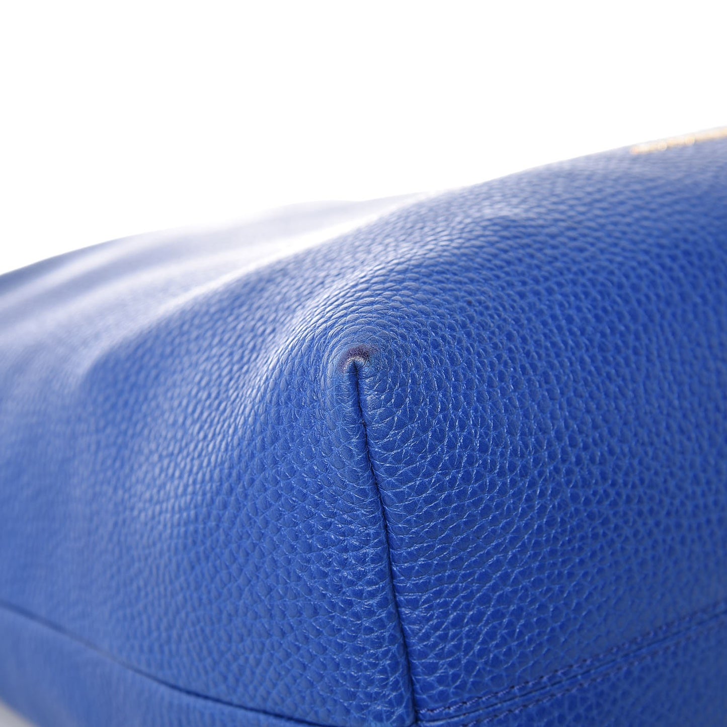 Grainy Calfskin Medium Cale Hobo Brilliant Blue