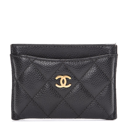 Chanel Caviar Quilted Card Holder Black 1 of 8