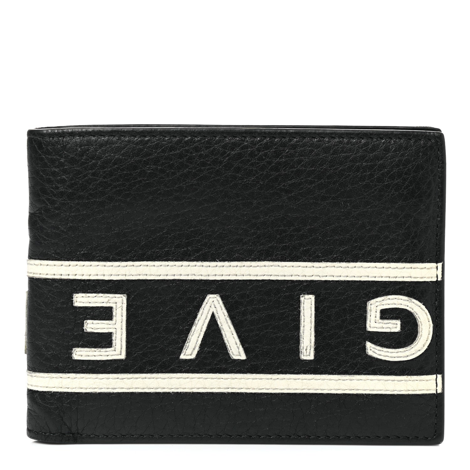 Givenchy Calfskin Logo Bi-Fold Wallet Black 1 of 8