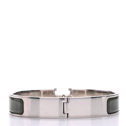 Hermes Enamel Narrow Clic Clac H Bracelet PM Loden 3 of 6