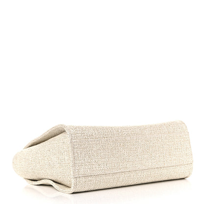 Chanel Lurex Boucle Small Deauville Tote Ivory 4 of 11