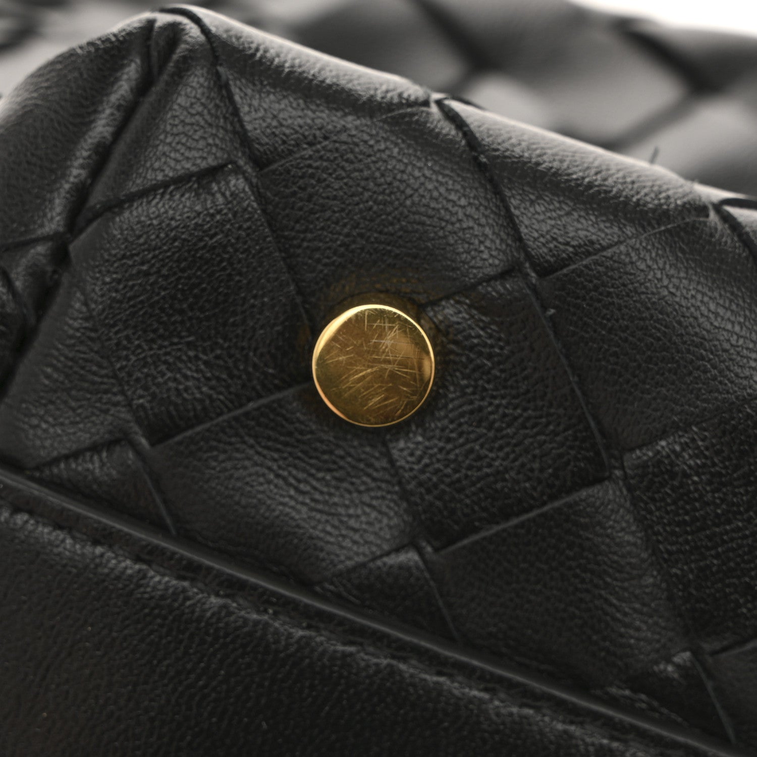 Bottega Veneta Calfskin Nappa Intrecciato Mini Wallace Black 12 of 13