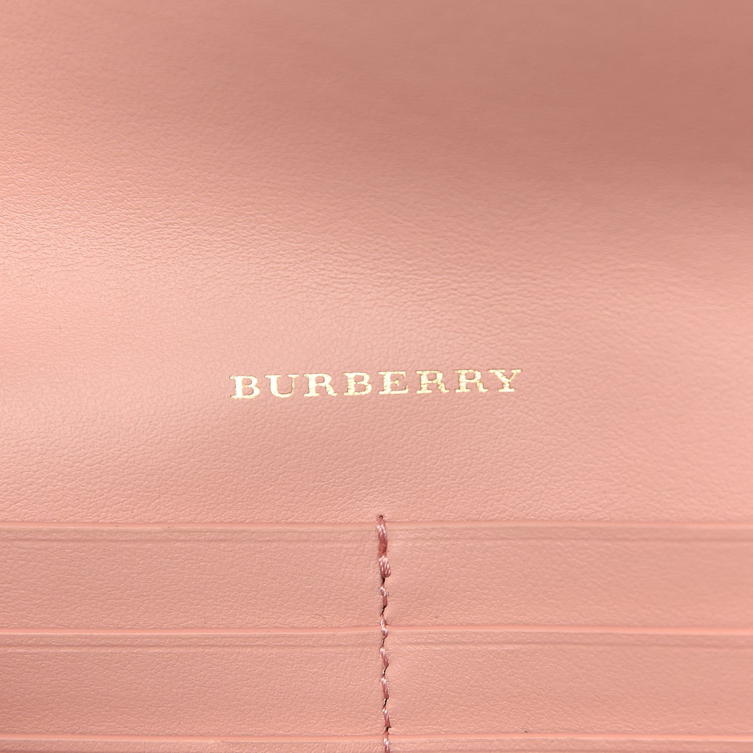 Burberry Grained Calfskin EKD Hollee Wallet Light Camel 6 of 8