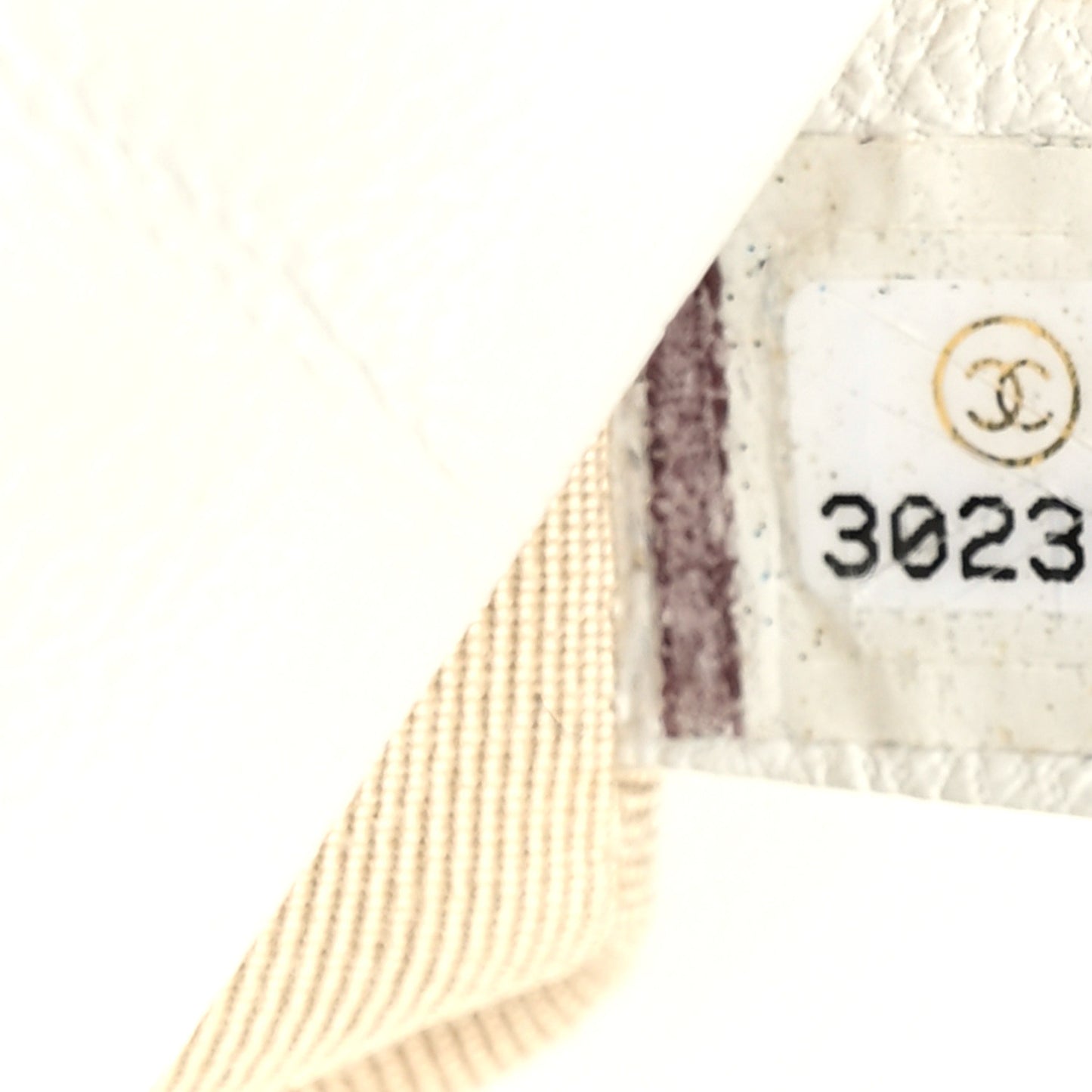 Lambskin Quilted Large Chanel 19 Flap White