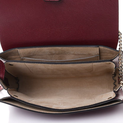 Chloe Goatskin Small Faye Shoulder Bag Sienna Red 4 of 4