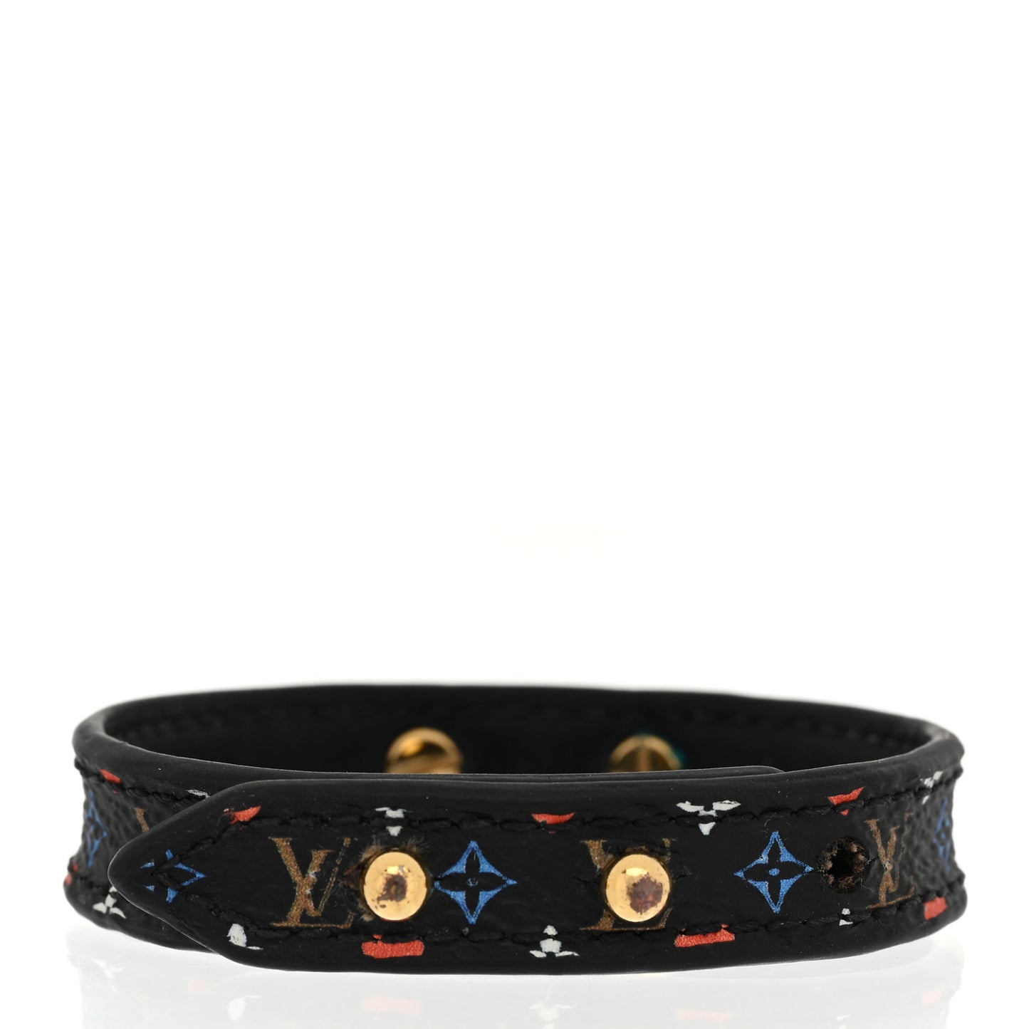 Monogram Multicolor Game On Bracelet 17 Black