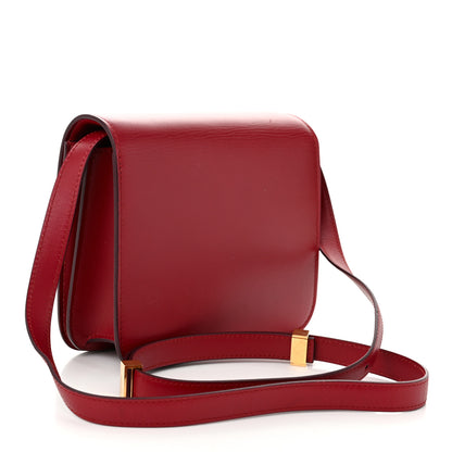 Celine Box Calfskin Teen Classic Box Flap Bag Red 3 of 10