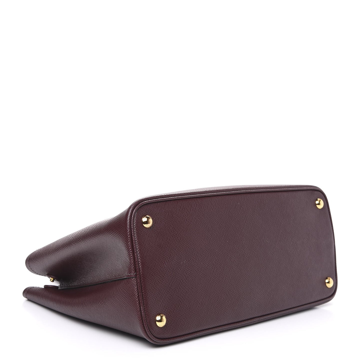 Saffiano Cuir Medium Double Bag Granato Marmo