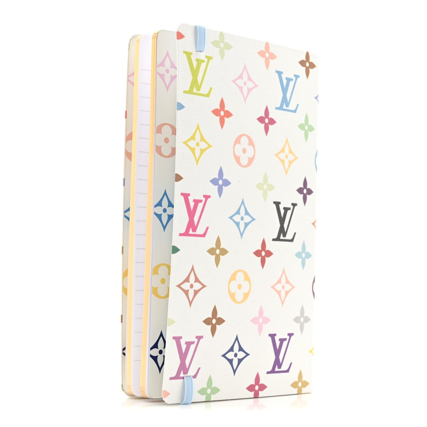 LV x TM Monogram Multicolor Jane Notebook MM White