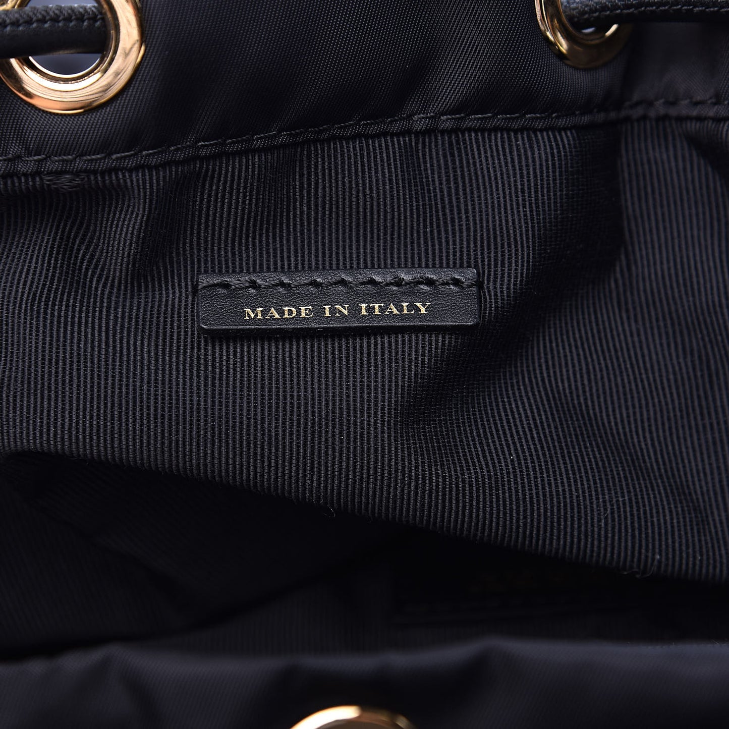 Nylon Large Rucksack Backpack Black