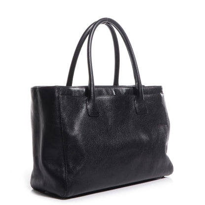 Chanel Calfskin Cerf Shopper Tote Black 3 of 7