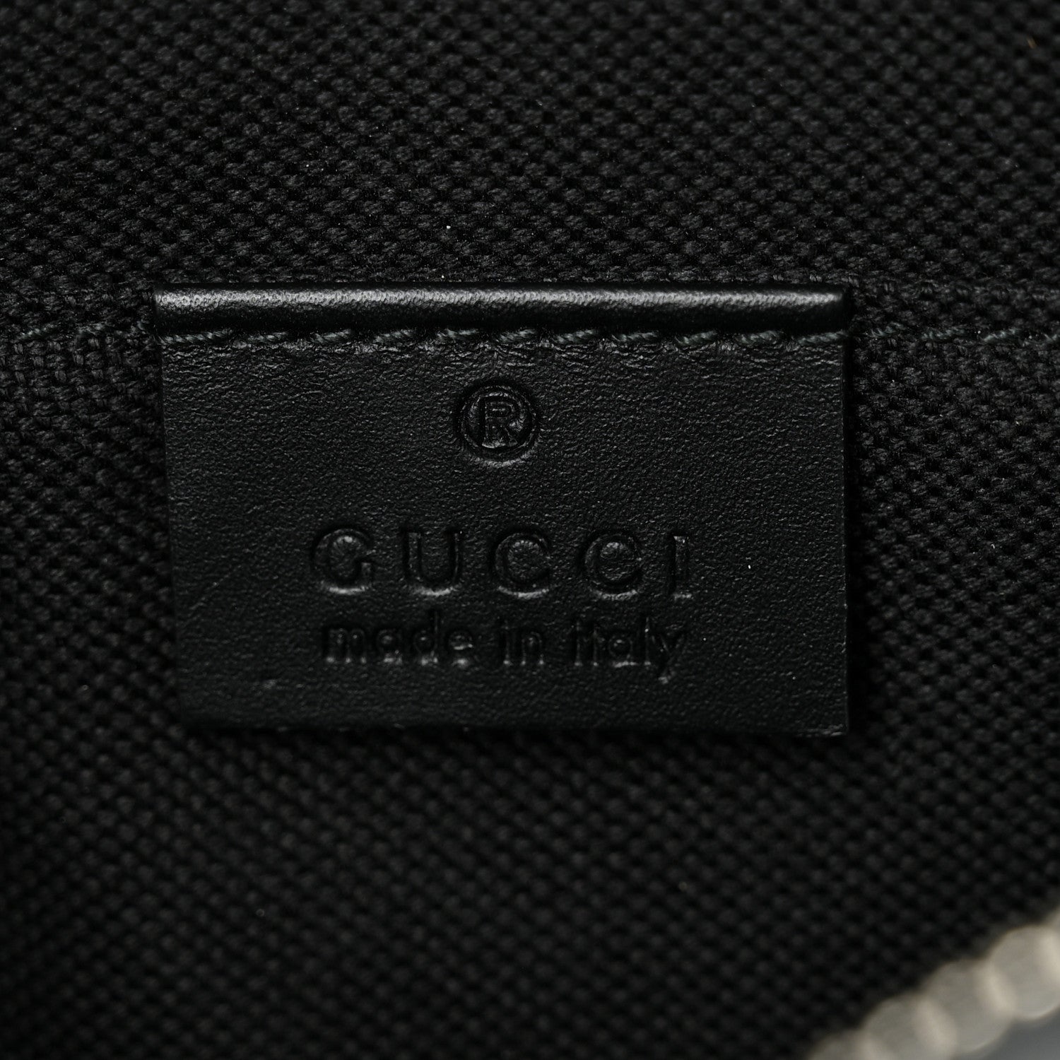 Gucci GG Supreme Monogram Selleria Calfskin Web New Web Cosmetic Case Black 6 of 10