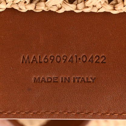 Saint Laurent Raffia Monogram Hobo Naturale 7 of 10