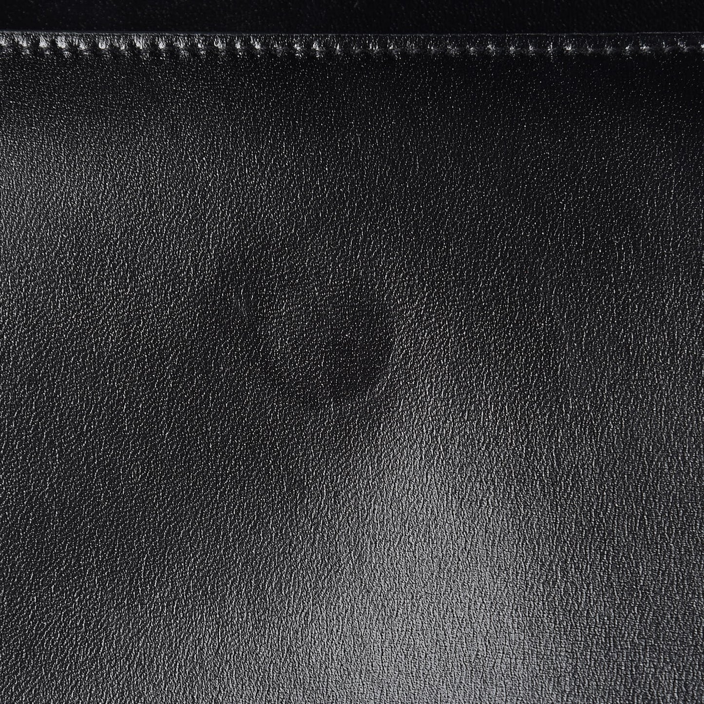 Smooth Shiny Calfskin Monogram Uptown Pouch Black