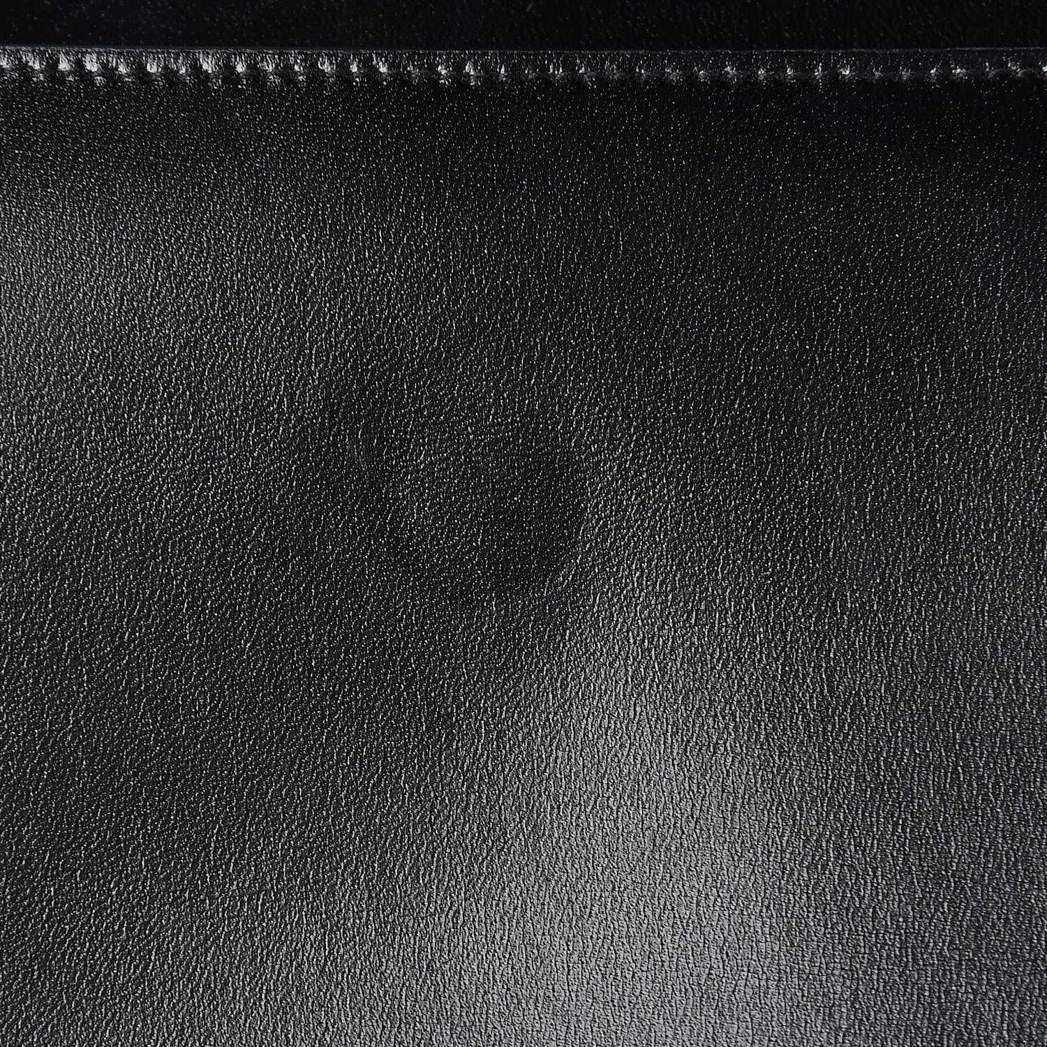 Saint Laurent Smooth Shiny Calfskin Monogram Uptown Pouch Black 9 of 12