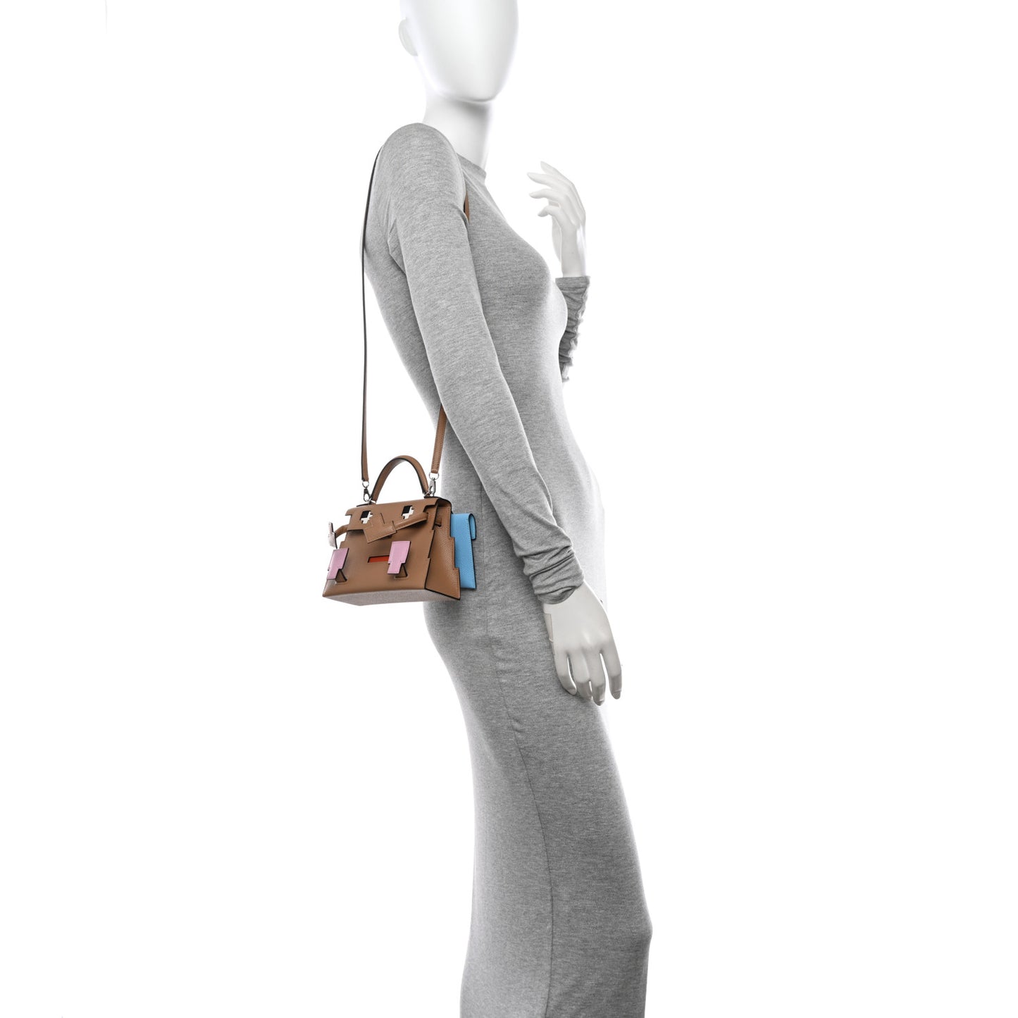 Epsom Swift Quelle Idole Picto Kelly Doll Handbag Chai Mauve Sylvestre Bleu Celeste Terre Battue