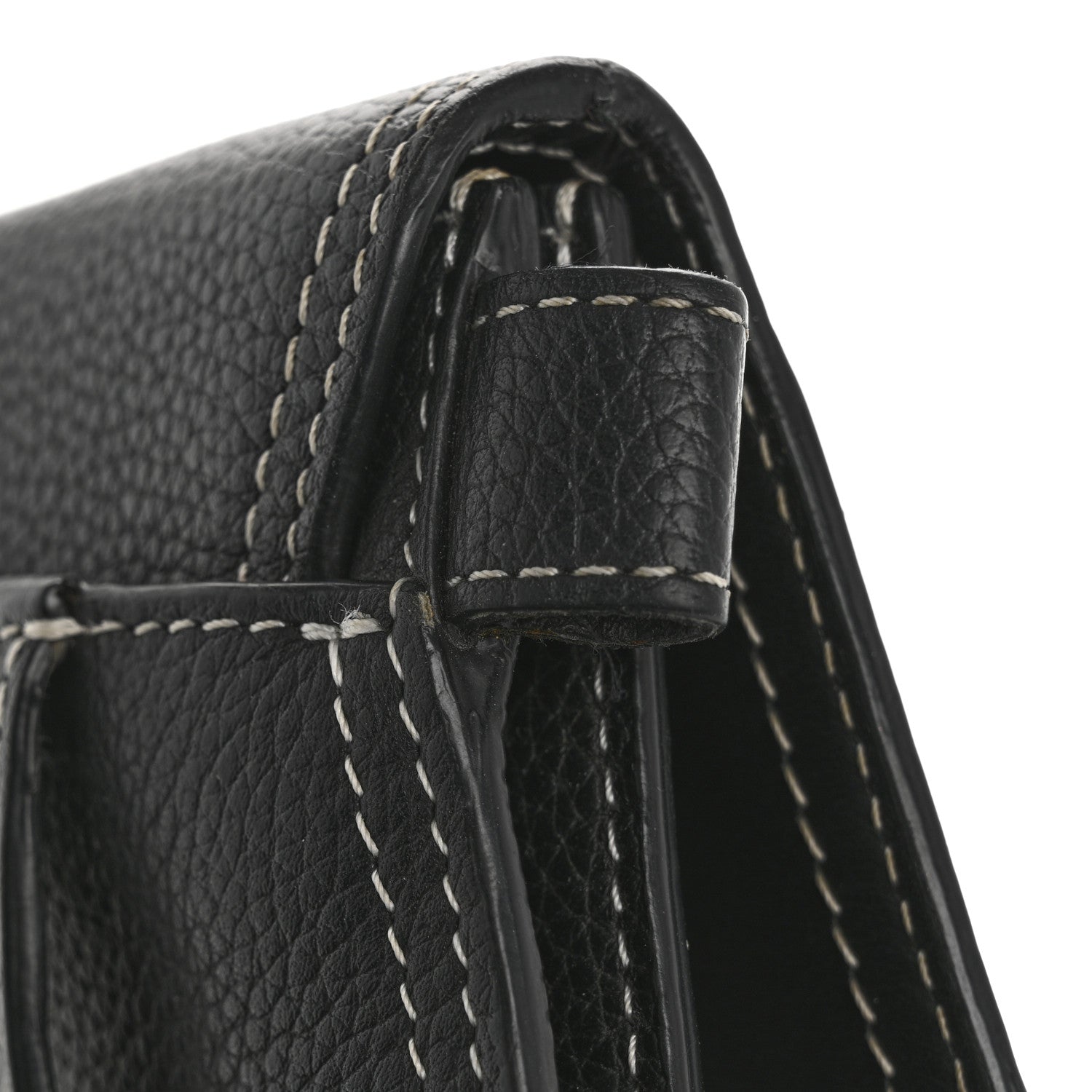 Christian Dior X KAWS Grained Calfskin Saddle Wristlet Black 12 of 13