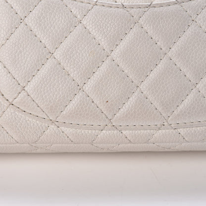 Chanel Soft Caviar Quilted East West Flap White 24 of 31