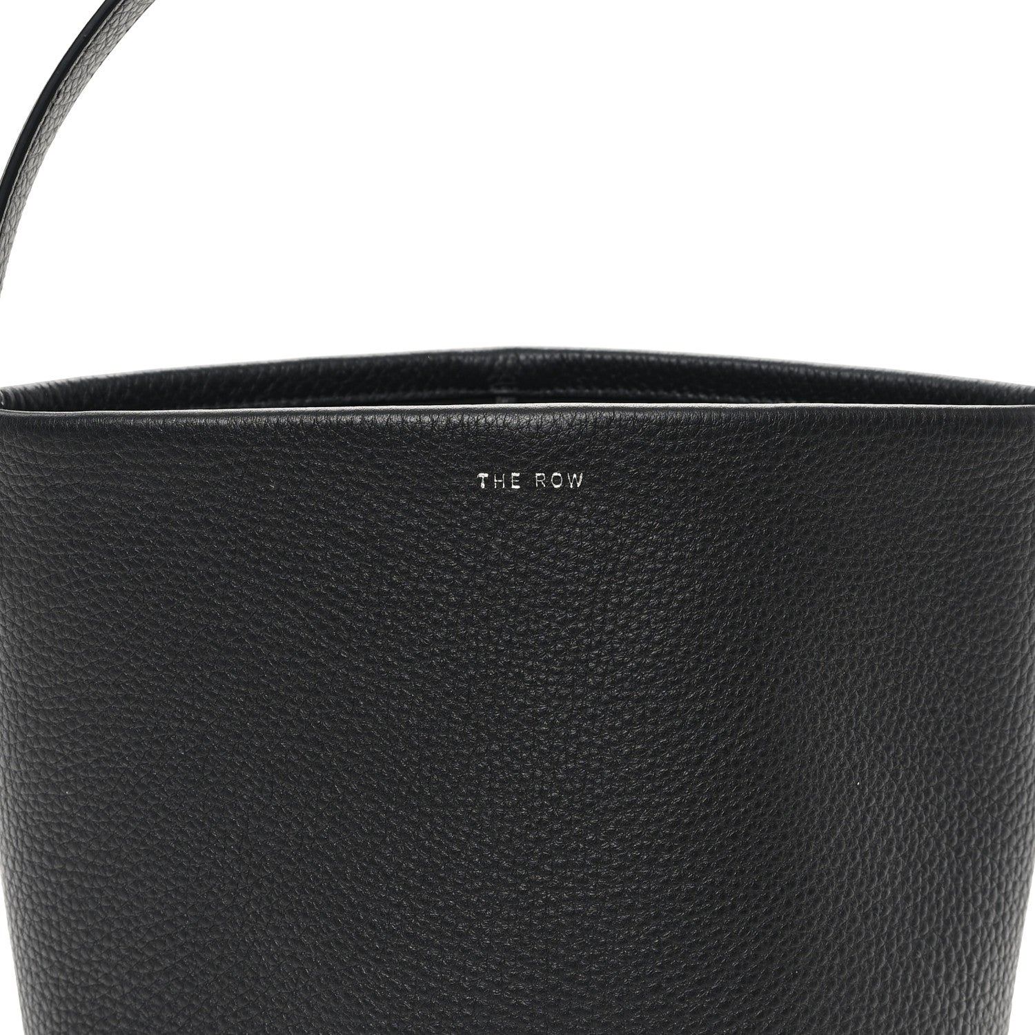 The Row Grained Calfskin Small N/S Park Tote Black 7 of 9
