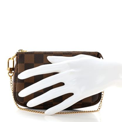 Louis Vuitton Damier Ebene Mini Pochette Accessories 2 of 7