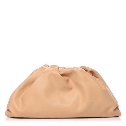Bottega Veneta Smooth Butter Calf The Pouch Oversized Clutch Nude 1 of 10
