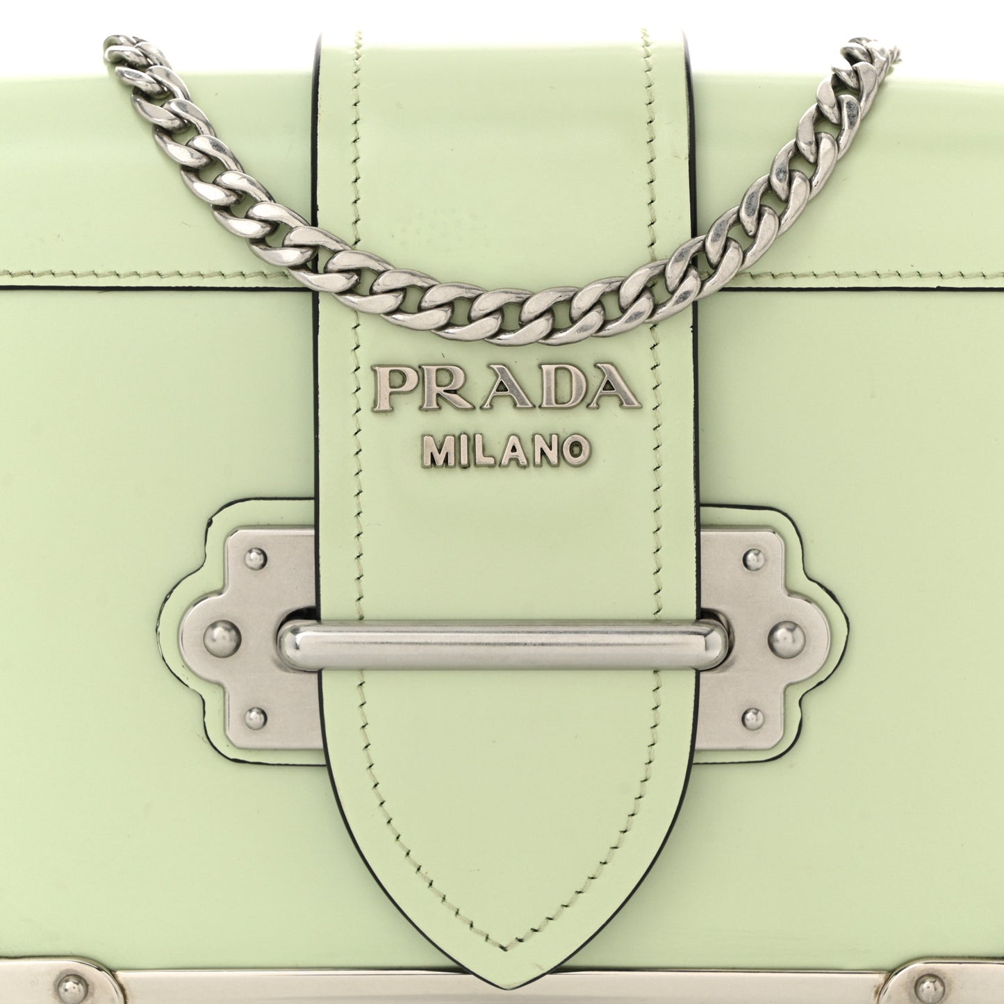 Spazzolato Soft Calfskin Cahier Bag Acqua