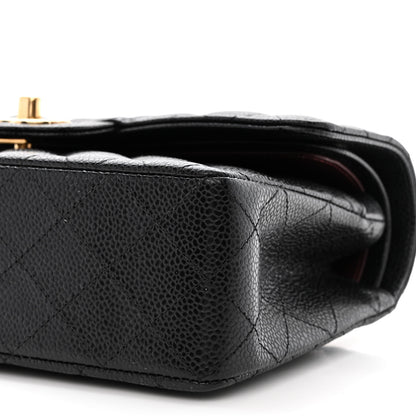Chanel Caviar Quilted Small Double Flap Black 10 of 11
