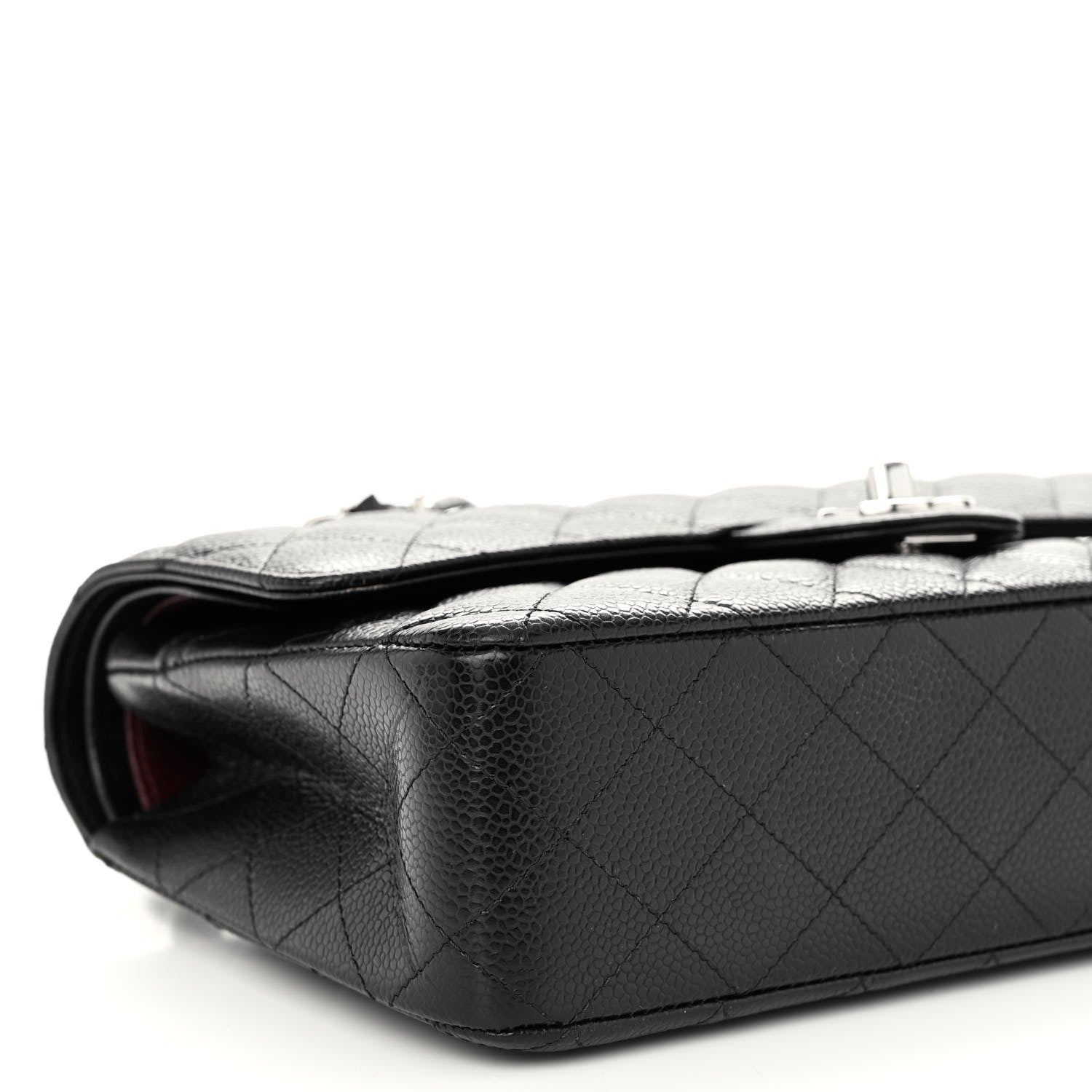 Chanel Caviar Quilted Medium Double Flap Black 9 of 10