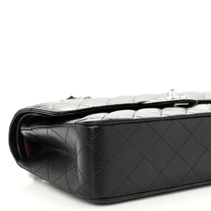 Chanel Caviar Quilted Medium Double Flap Black 9 of 10