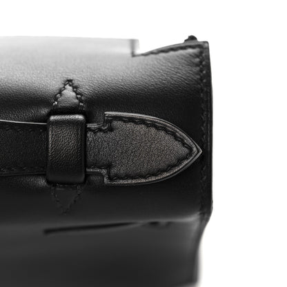 Hermes Swift Kelly Pochette Clutch Black 9 of 29