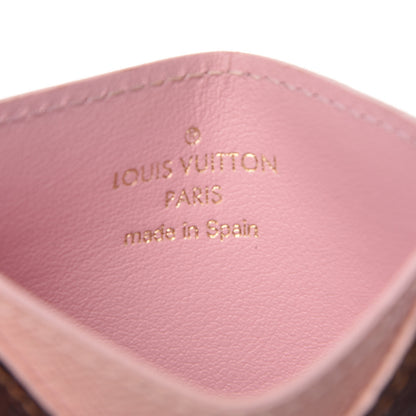 Louis Vuitton Damier Ebene Caissa Card Holder Rose Ballerine 6 of 9