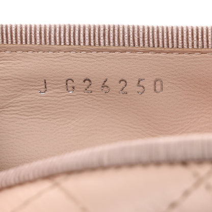 Chanel Lambskin Quilted CC Cap Toe Ballerina Flats 35 Light Pink 8 of 9